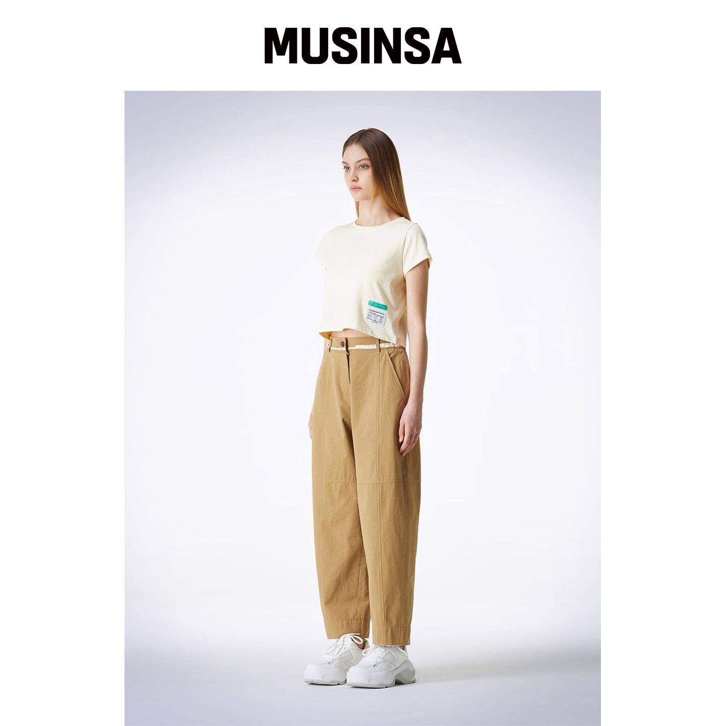 HAUS072C SUGAR T恤 象牙色 MUSINSA韩国官网直邮进口