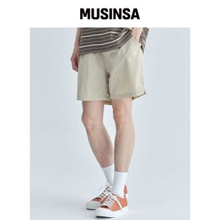 CGP 基本款尼龙短裤-米色 MUSINSA韩国直邮官方正品