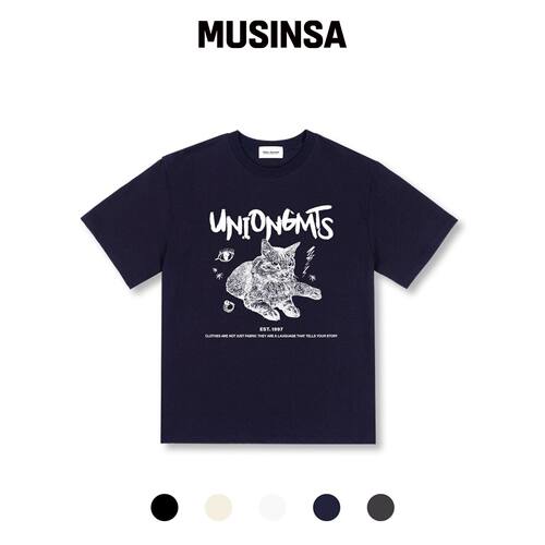 UNION GARMENTS IRING 背带裤短袖T恤 5种颜色 M韩国官网直邮进口