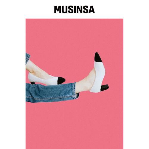 LEVASE 例如) 尖头高跟鞋 5cm MUSINSA韩国官网直邮进口