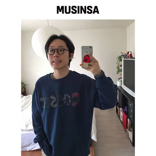 COSO 字母KOSO卫衣(NAVY)韩国官网直邮进口MUSINSA