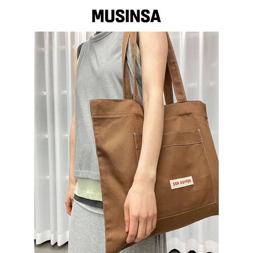 DER KOFFER SHOPPER POCKET BAG [棕色] MUSINSA韩国官网直邮进口