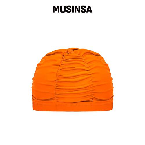 SENTI [SC-W808] 褶皱泳帽 橙色 MUSINSA韩国直邮官方正品