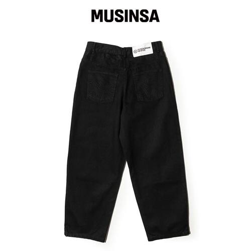 PUNCH DRUNK PARTIES Misfits 牛仔裤 (深黑色) 韩国官网直邮进口