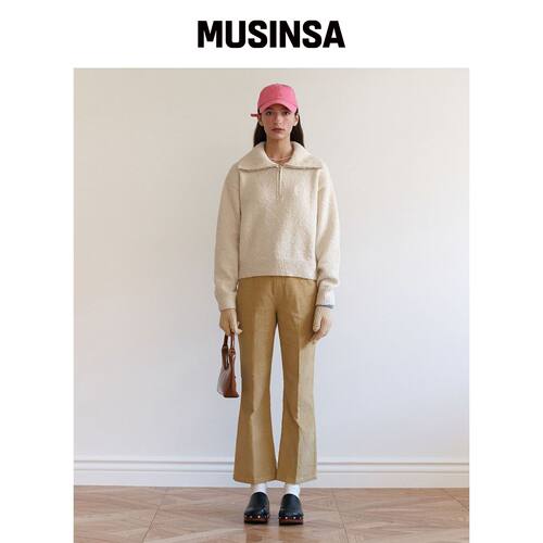 ROLAROLA CORDUROY COLOR PANTS 芥末色韩国官网直邮进口