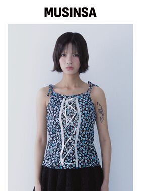 SETSETSET SARA 蕾丝无袖上衣韩国官网直邮进口MUSINSA