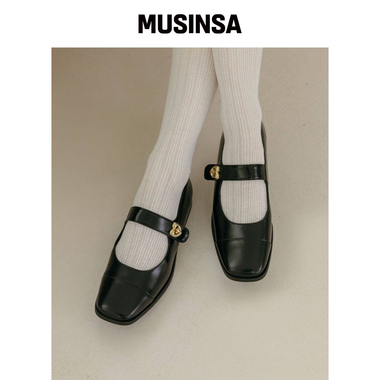 WETTIA Classic 心形玛丽珍平底鞋 58106 MUSINS韩国官网直邮进口