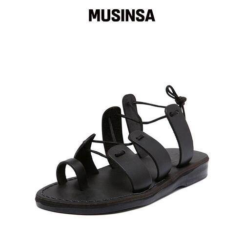 JERUSALEM SANDALS 520 DEBORAH-BLACK (德博拉)韩国官网直邮进口