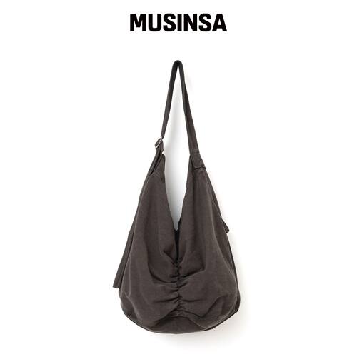 MILLO ARCHIVE 牛仔低褶包 [褪色棕色] MUSINSA韩国官网直邮进口
