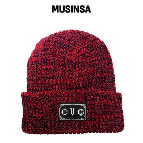 EIGHTVOLUME EV LABEL 针织帽 (RED)韩国官网直邮进口MUSINSA