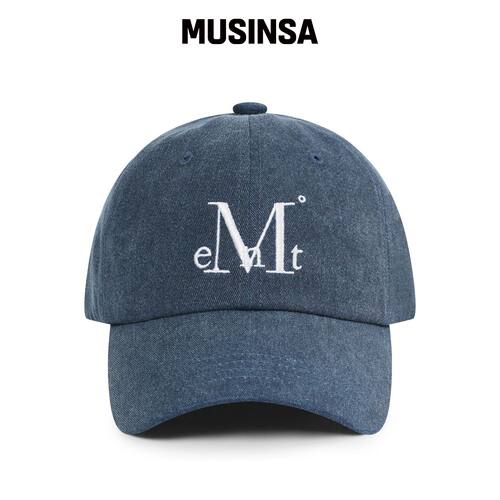 MUCENT 签名棒球帽（染色海军蓝） MUSINSA韩国官网直邮进口