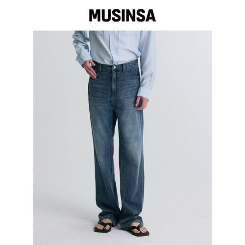 RERHEE MEN 柔和水洗牛仔裤韩国官网直邮进口MUSINSA