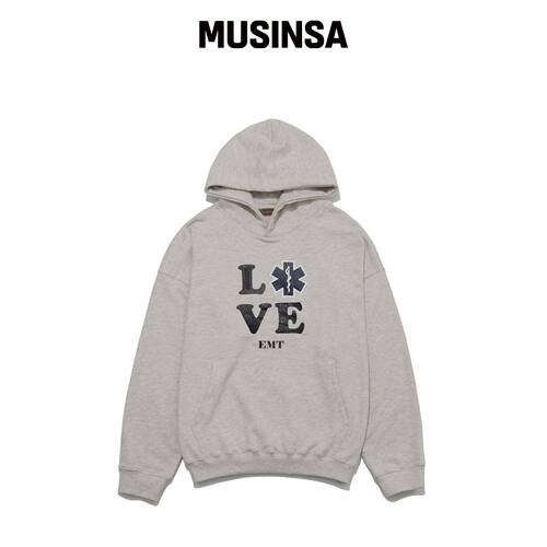 IOUWER (-er Series) EMT 连帽卫衣 1% 混色韩国官网直邮进口
