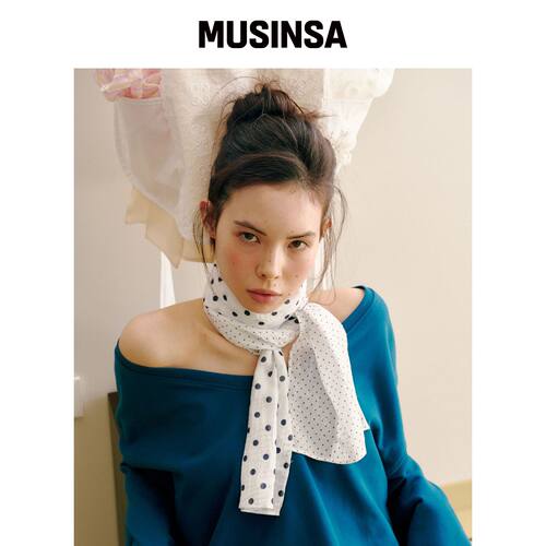 FUNFROMFUN 女孩围巾, 圆点 MUSINSA韩国官网直邮进口