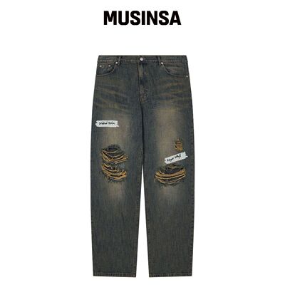 NOSCOULEURS TRACES DENIM PANTS DARK INDIGO M韩国官网直邮进口
