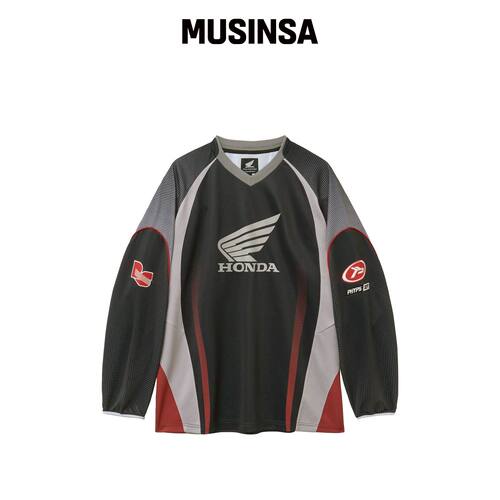 PHYPS MOTORCYCLE 摩托长袖球衣复古上衣MUSINSA韩国直邮官方正品