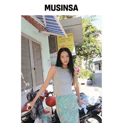 NUUANU PUKA 裙子_翡翠色 MUSINSA韩国官网直邮进口
