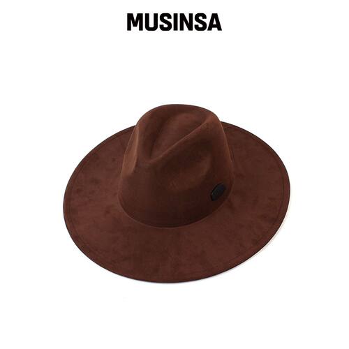 UNIVERSAL CHEMISTRY Suede Simple Brown Fedor韩国官网直邮进口