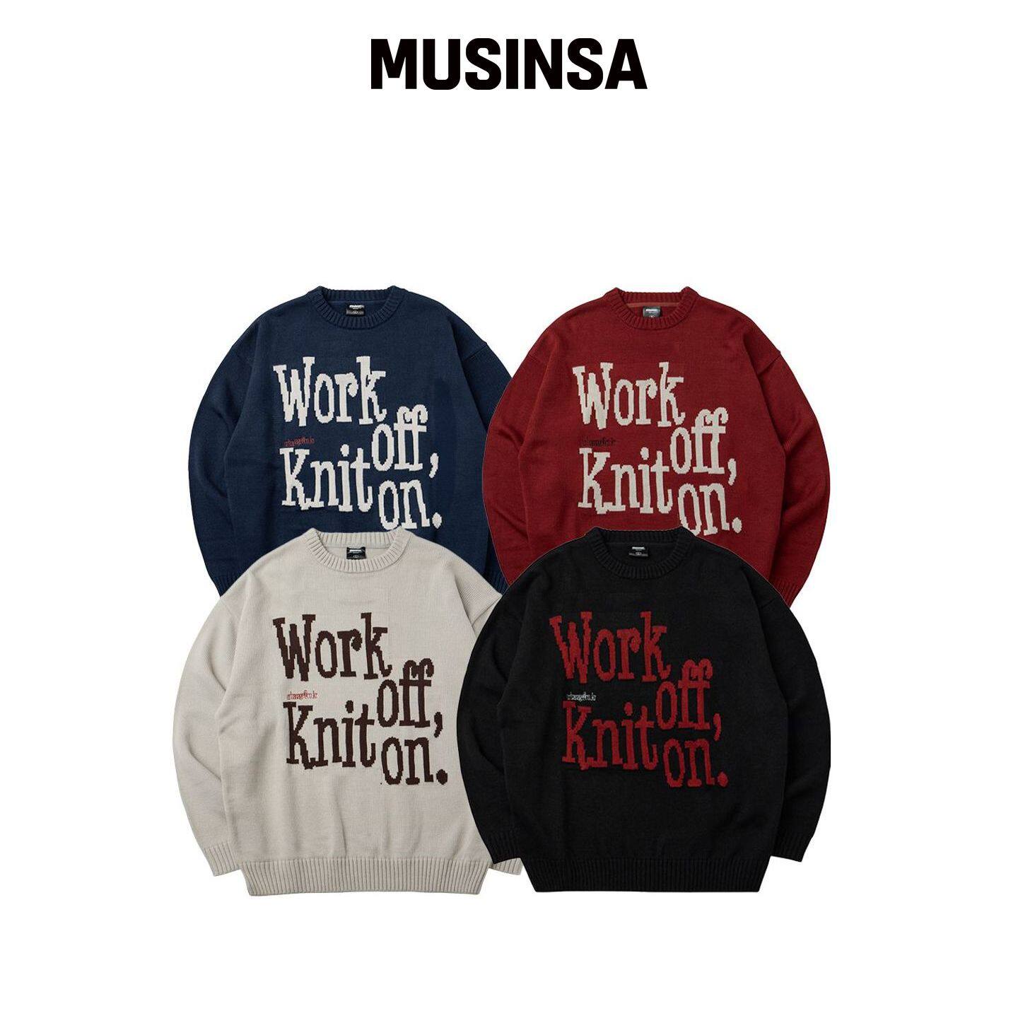 URBANAGE [2PACK] 圆领宽松针织衫 4色 MUSINSA韩国直邮官方正品