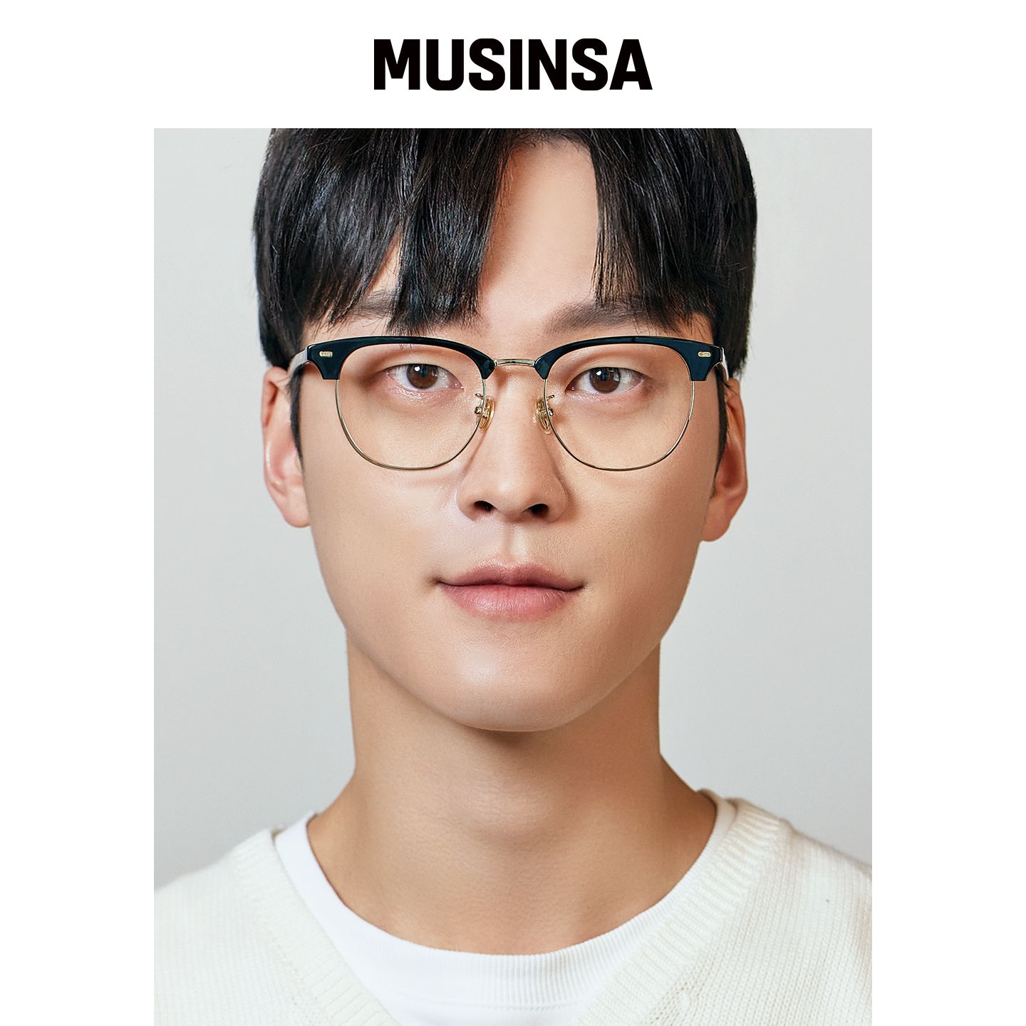 MODERN EYEWEAR STUDIO IRIS - 黑色(蓝光阻隔 韩国官网直邮进口