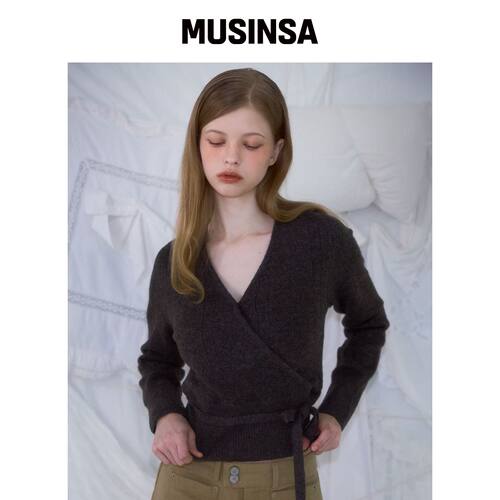 ROSEFRANTZ Muse 包裹式罗纹针织 [棕色] MUSINS韩国官网直邮进口