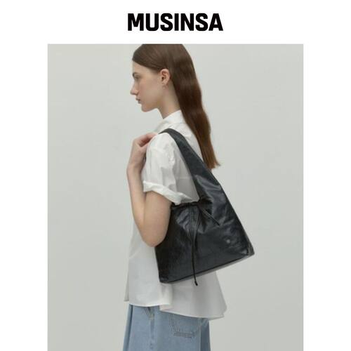 DEPOUND FINO Hobo包 [黑色] MUSINSA韩国官网直邮进口