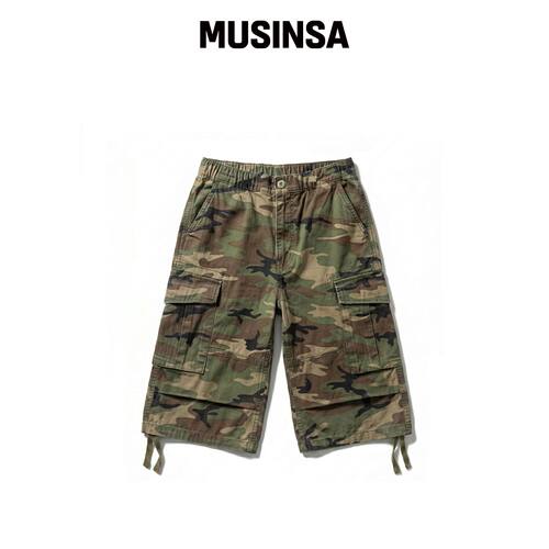 EXTRAORDINARY MIL CAMO RIPSTOP 工装短裤迷彩 韩国官网直邮进口