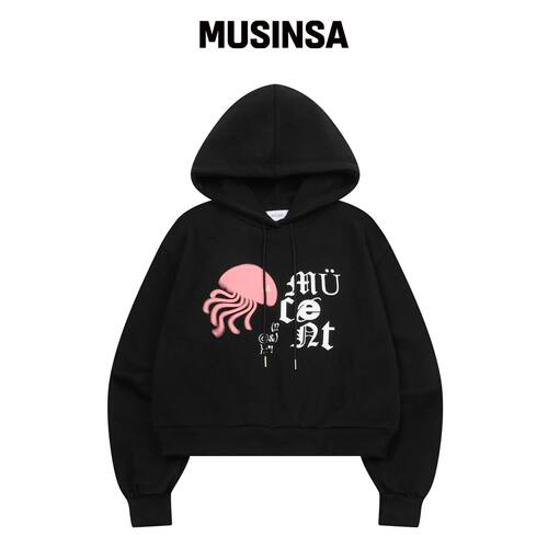 MUCENT JELLYFISH 连帽T恤（男女通用） MUSINSA韩国官网直邮进口