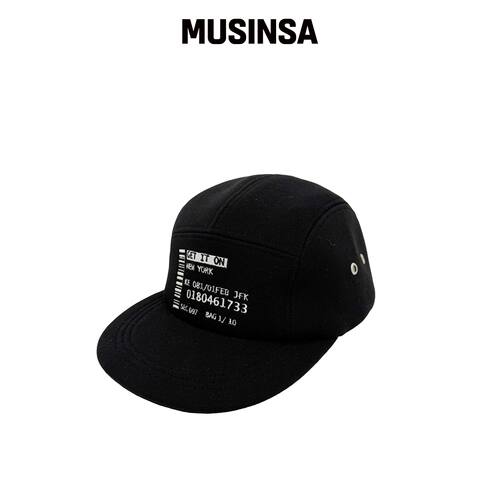 GET IT ON 签名编号露营帽_黑色韩国官网直邮进口MUSINSA