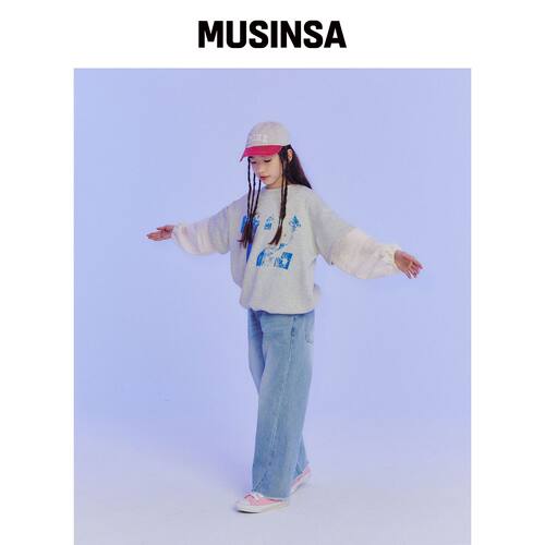 FRISE THANK_YOU_SWEATSHIRT_MERANGE_儿童韩国官网直邮进口