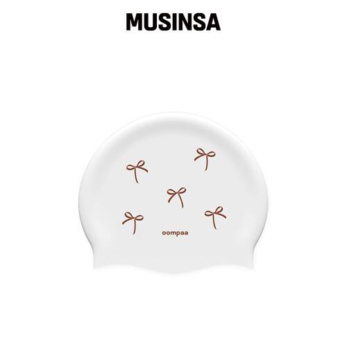 OOMPAA OOMPAA 棕色丝带泳帽韩国官网直邮进口MUSINSA