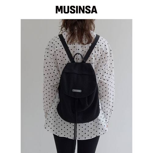 FUNFROMFUN 轻便网眼背包（黑色） MUSINSA韩国官网直邮进口