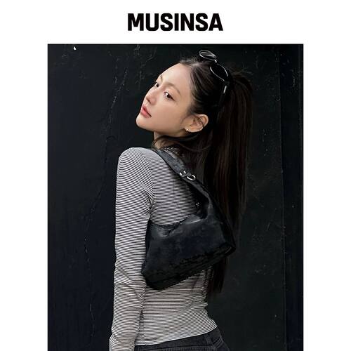 GOCCE CAIN MINI HOBO包_黑色 GN101K韩国官网直邮进口MUSINSA