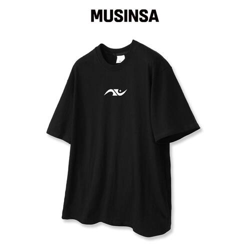 NOTUSUAL nu SYMBOL 半高领T恤 [BLACK]韩国官网直邮进口MUSINSA