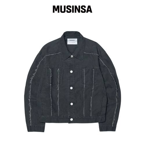 NOMANUAL 秋季夹克水洗灰色潮流时尚百搭MUSINSA韩国官网直邮进口