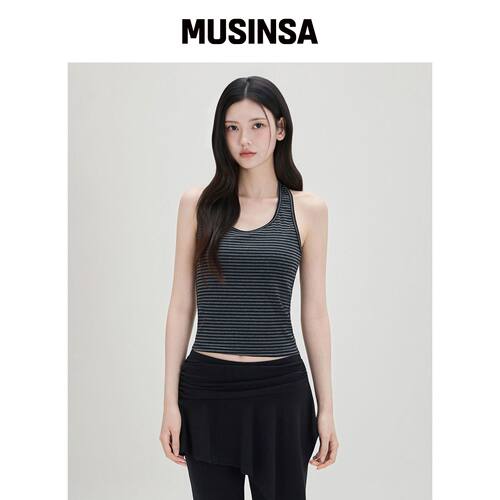 MIXXO 条纹吊带无袖衫_MIWHNG64MS韩国官网直邮进口