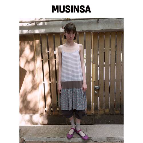 NOCONTENT 383. PAIRE 连衣裙 _ LAVENDER BROWN韩国官网直邮进口