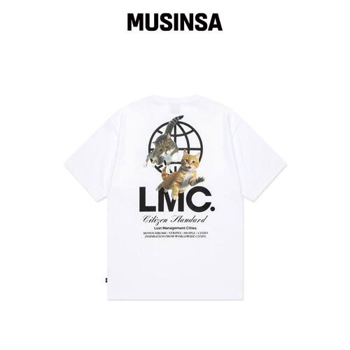 LMC FLYING CATS 白色 T恤韩国官网直邮进口