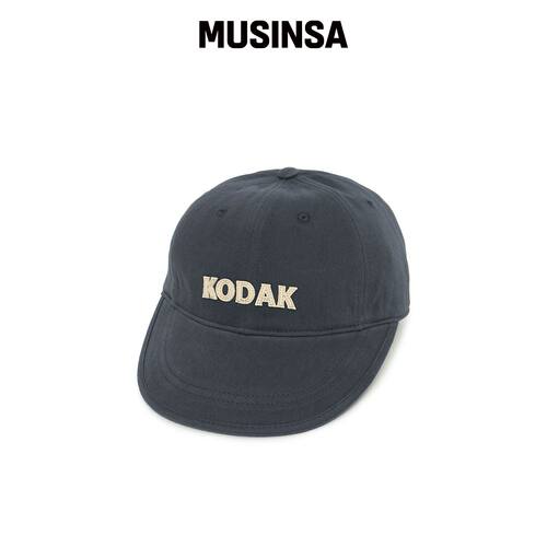 KODAK 压纹 LOGO 贴布帽藏青色 MUSINSA韩国官网直邮进口
