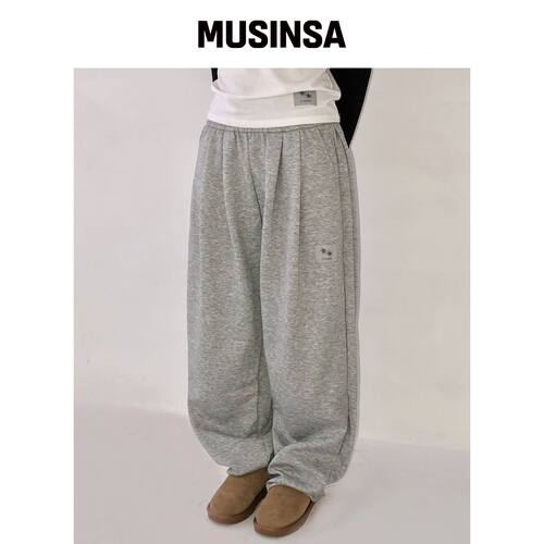 COIRIS 平纹褶皱宽松松紧裤 (2色) MUSINSA韩国官网直邮进口