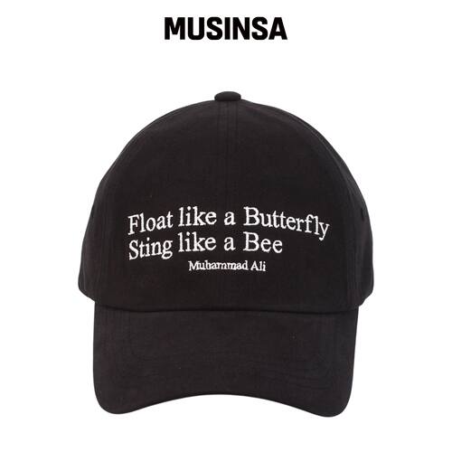 UNIVERSAL CHEMISTRY ALI 字母黑色棒球帽 MUSIN韩国官网直邮进口