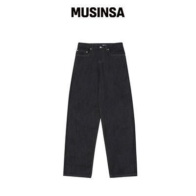 CHANCECHANCE RAW INDIGO RELAXED JEANS MUSINS韩国官网直邮进口