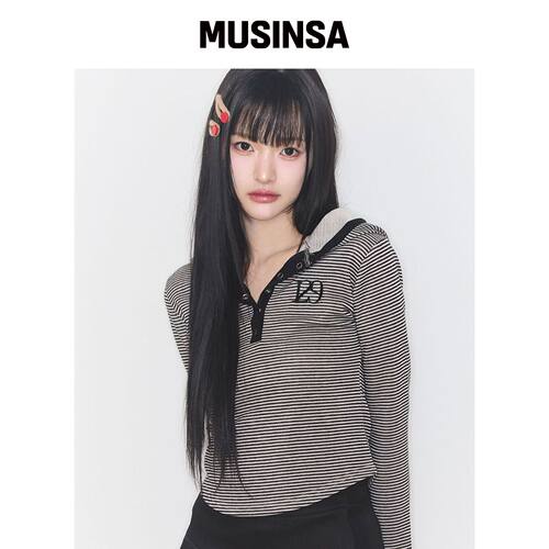ILLIGO 129 BURTON 连帽长袖婴儿黑 MUSINSA韩国官网直邮进口