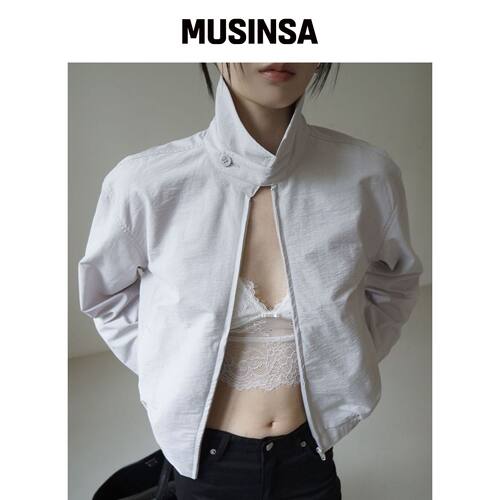 PROJECT WAVE VIA 灰色针织衫 MUSINSA韩国官网直邮进口