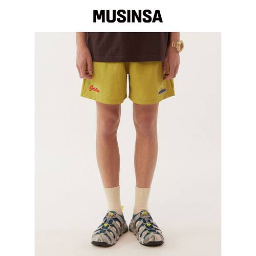 GOLDEN SUNSHINE 回收活力色短裤_苹果绿 MUSINS韩国官网直邮进口