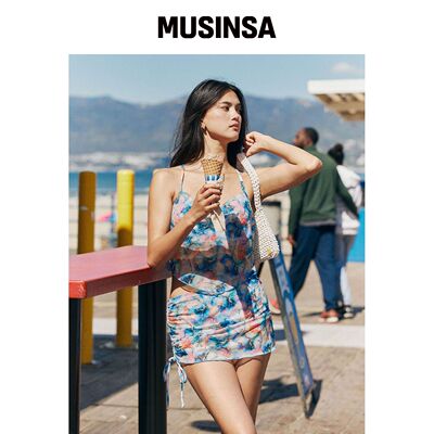 CORALIQUE 针织迷你包象牙色 MUSINSA韩国官网直邮进口
