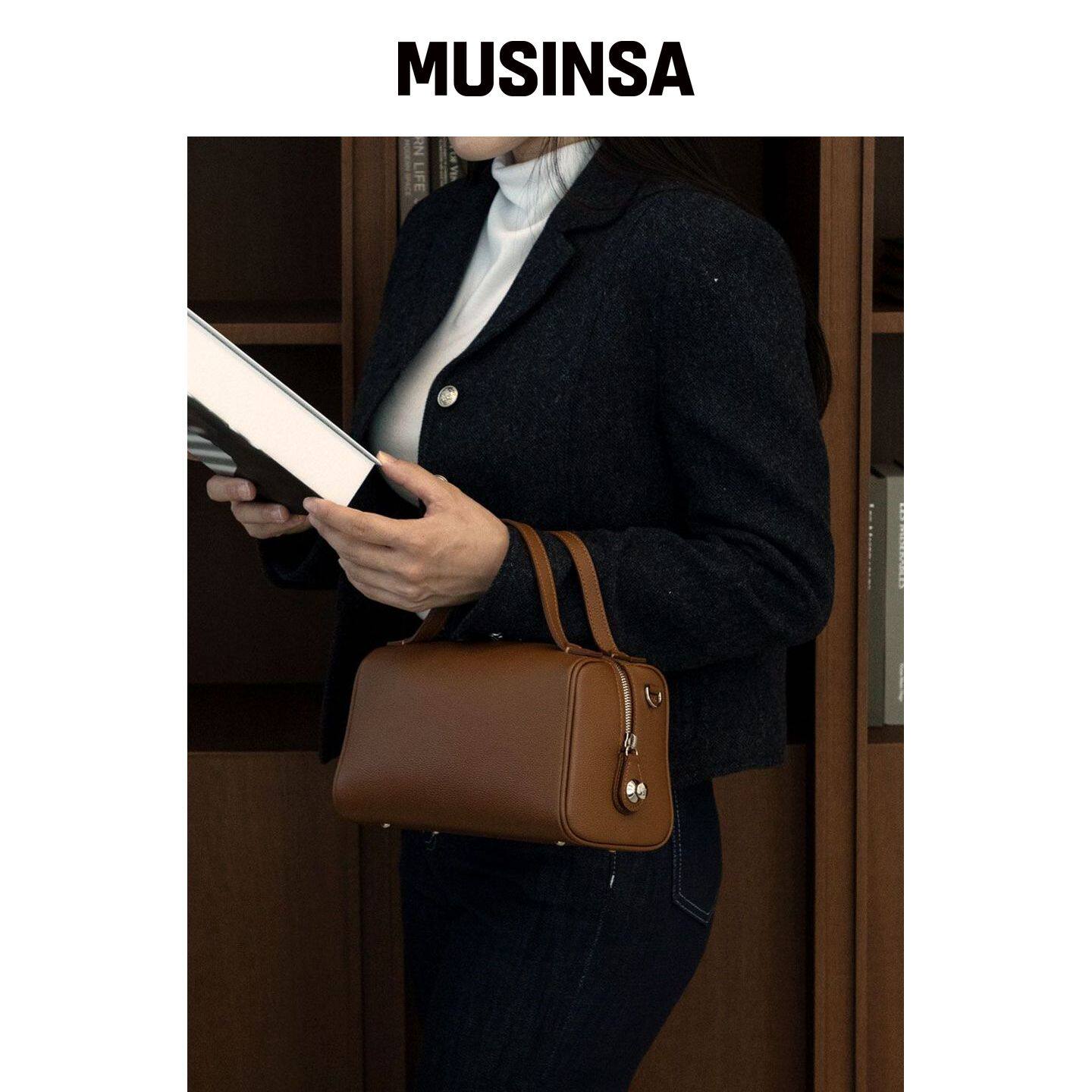 USEND Serene Trove Bag_驼色 MUSINSA韩国官网直邮进口