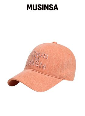 GRAIN DE BEAUTE Signature Ball Cap [橙色]韩国官网直邮进口