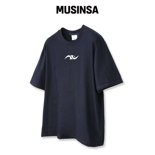 NOTUSUAL nu SYMBOL 半高领T恤 [NAVY]韩国官网直邮进口MUSINSA