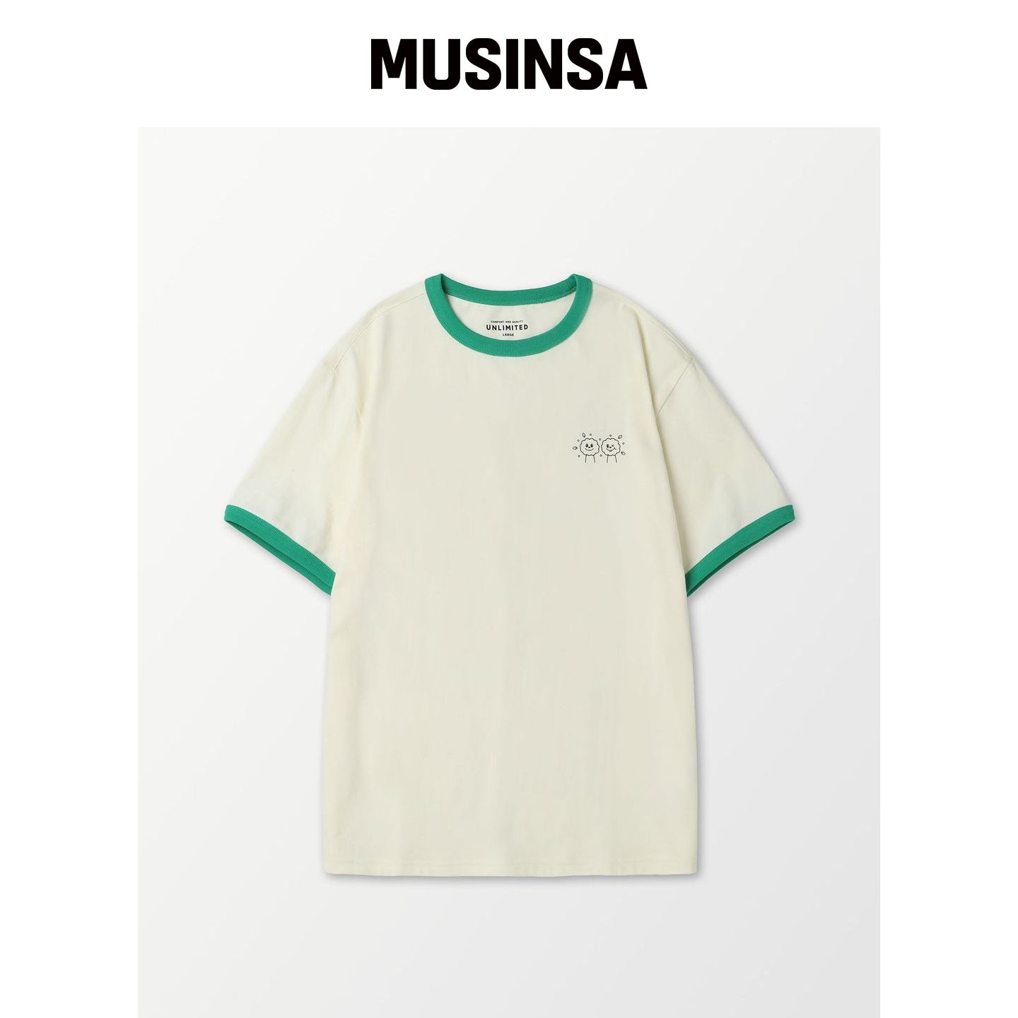 UNLIMIT Ringer Tee (U25BTTS509) MUSINSA韩国官网直邮进口图片